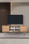 Hanah Home Sina 3621 Soporte para TV Roble Zafiro y Blanco
